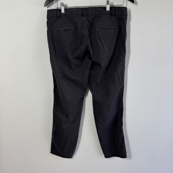 Nili Lotan Black Crop Pants Size 4 Women’s Cotton Blend Trousers Casual Chic - Picture 11 of 16